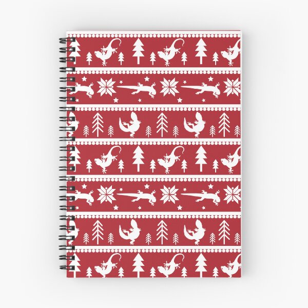 Item preview, Patrón Gecko Fair Isle (rojo) designed and sold by Zia Frazier.