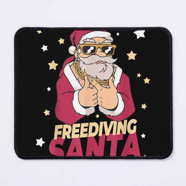 Item preview, Freediving santa claus christmas holiday freediving designed and sold by AmyShort54.