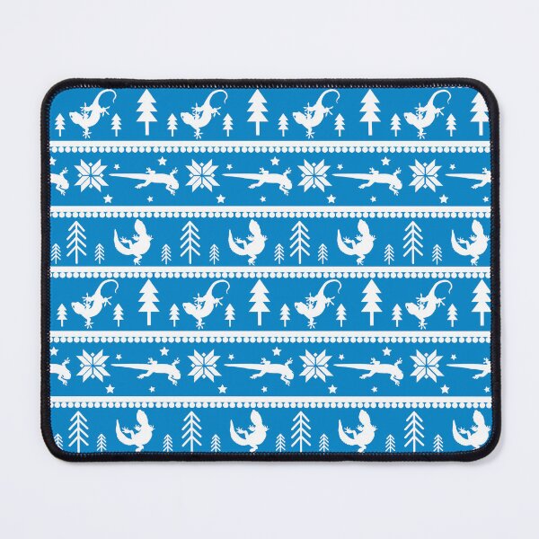 Item preview, Gecko Fair Isle Pattern (Blue) designed and sold by Zia Frazier.