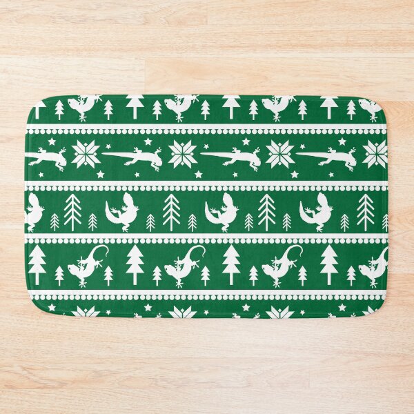 Item preview, Gecko Fair Isle Pattern (Green) designed and sold by Zia Frazier.