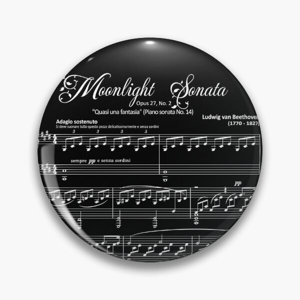 Item preview, Moonlight Sonata, Beethoven designed and sold by i-cottagedesign.