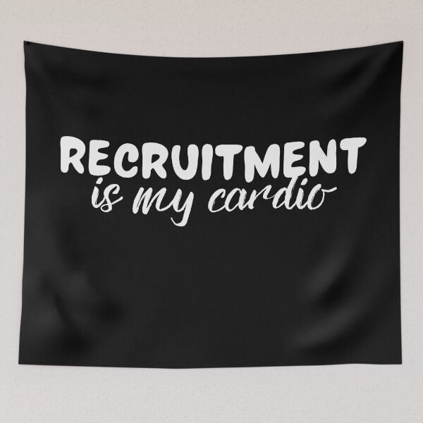 Item preview, Recruiting is my cardio Recruitment is my Cardio designed and sold by Recruiter-Love.
