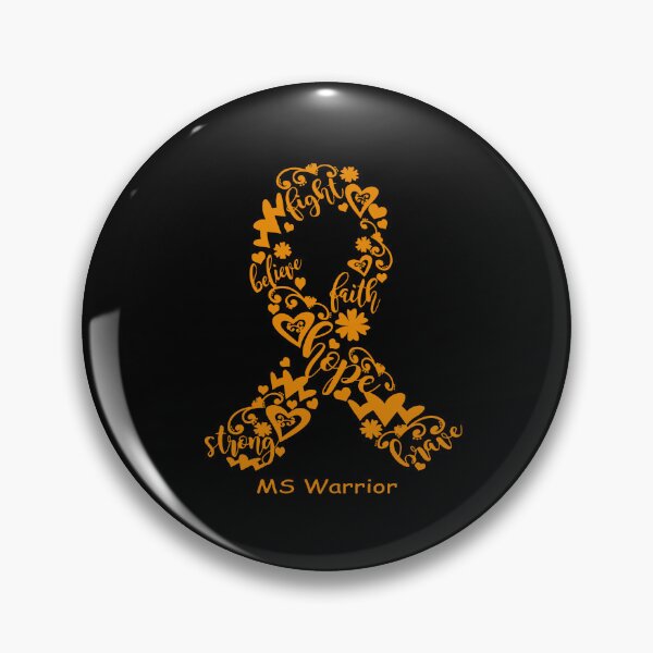 Item preview, MS Warrior - MS Ribbon Strong Hope Believe Fight Faith Brave designed and sold by CansellBar.