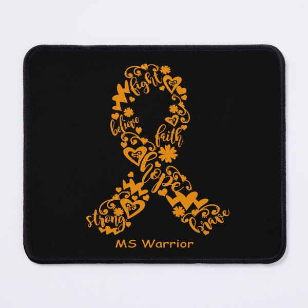 Item preview, MS Warrior - MS Ribbon Strong Hope Believe Fight Faith Brave designed and sold by CansellBar.