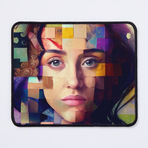 Item preview, Modern collage style patchwork of a woman designed and sold by Artaverse.