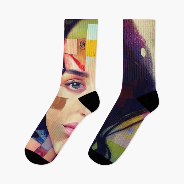 Item preview, Modern collage style patchwork of a woman designed and sold by Artaverse.