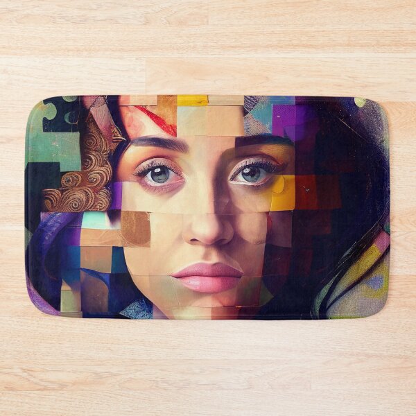 Item preview, Modern collage style patchwork of a woman designed and sold by Artaverse.