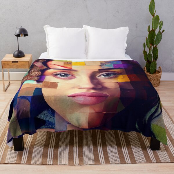 Item preview, Modern collage style patchwork of a woman designed and sold by Artaverse.