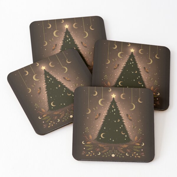 Merry Merry Christmas Coasters (Set of 4)
