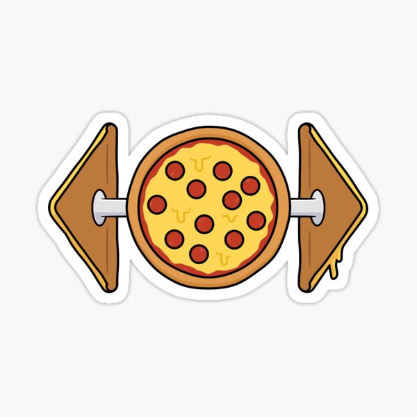 Pizza Interceptor Sticker