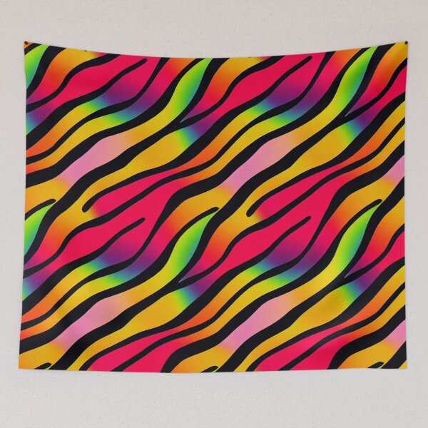 Item preview, Rainbow Zebra Print designed and sold by Unicorn Trainwreck.