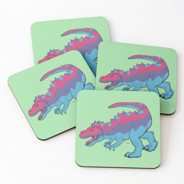 Item preview, Androganthosaurus - Androgenous Pride Acrocanthosaurus designed and sold by tygerwolfe.