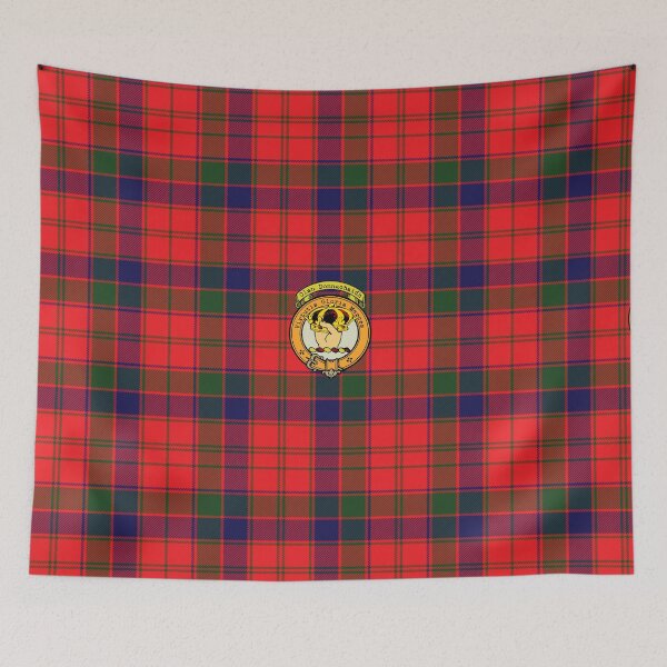 Artikelvorschau, Donnachaidh Schottischer Tartan und Wappen entworfen und verkauft von BagTown Clans.