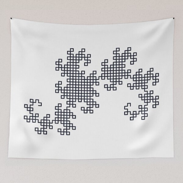 Item preview, Dragon Curve Fractal - 10 Steps designed and sold by joshdbb.