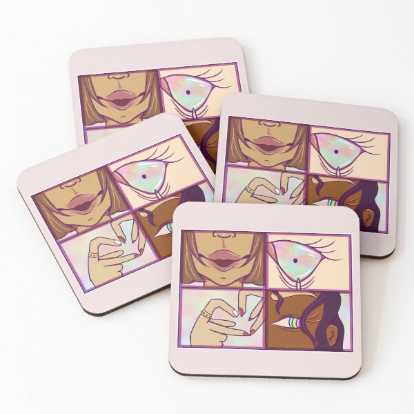 Item preview, Weird Comic Panels Up-close to Body Parts on the Face designed and sold by okkayve.