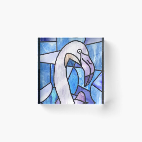Artikelvorschau, Blauer Glasflamingo entworfen und verkauft von Lilmonsto.