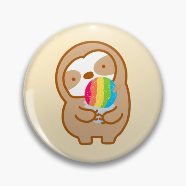 Item preview, Cute Hawaiian Shave Ice Sloth  designed and sold by theslothinme.