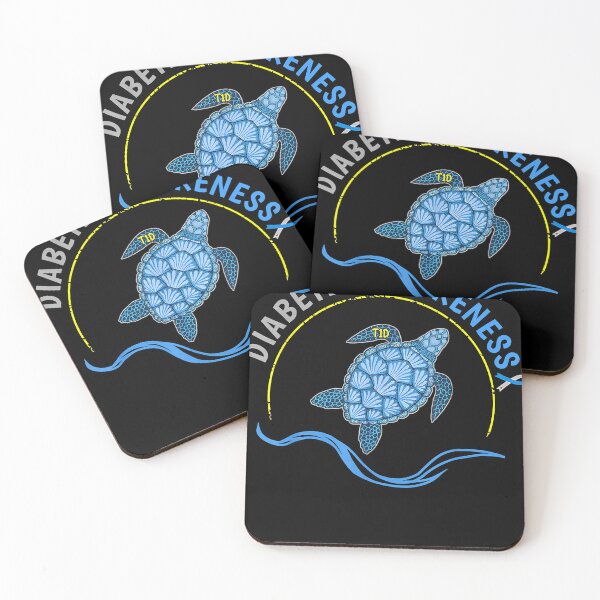 Item preview, Td sea turtle type  diabetes awareness designed and sold by AmyShort54.