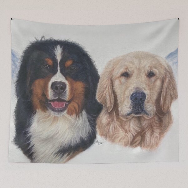 Item preview, Two dogs best friends | dog lover designed and sold by NathBros.