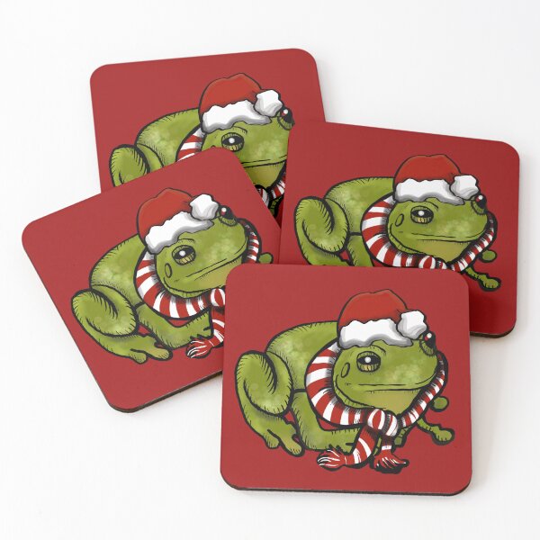 Item preview, Santa Hat Frog Scarf designed and sold by CampK80.