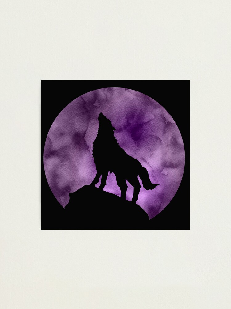 Purple Howling Coyote Tee