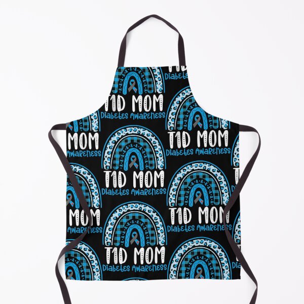 Item preview, Type diabetes awareness td mom blue ribbon rainbow designed and sold by AmyShort54.