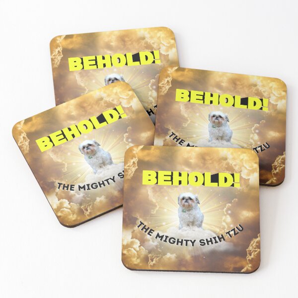 Item preview, Behold! The Mighty Shih Tzu designed and sold by It's On Backwards.