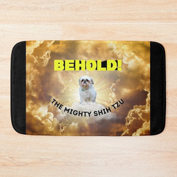 Item preview, Behold! The Mighty Shih Tzu designed and sold by It's On Backwards.