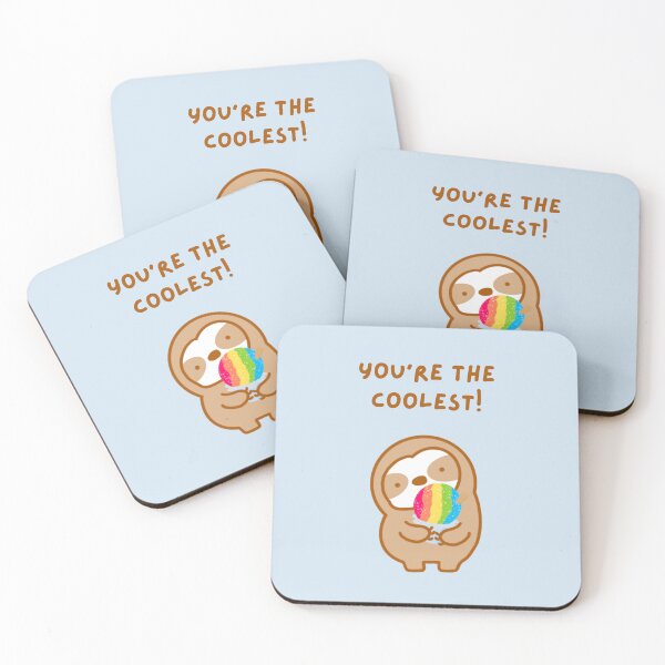 Item preview, You’re the Coolest Hawaiian Shave Ice Sloth designed and sold by theslothinme.