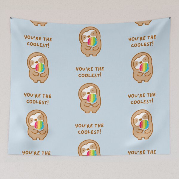 Item preview, You’re the Coolest Hawaiian Shave Ice Sloth designed and sold by theslothinme.