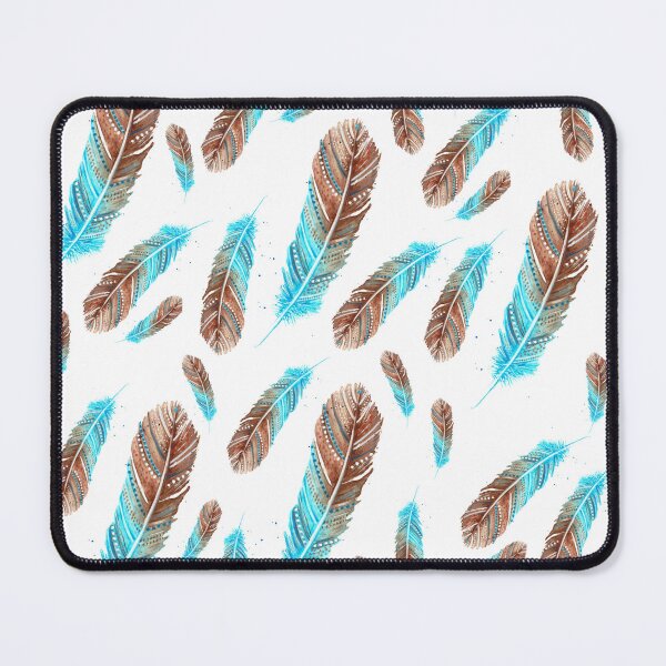 Item preview, Colourful Feather with patterns designed and sold by Deb Webb.