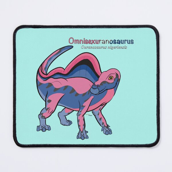 Item preview, Omnisexuranosaurus - Omnisexual Pride Ouranosaurus W/Text designed and sold by tygerwolfe.