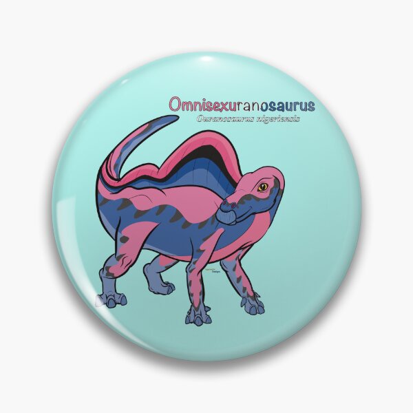 Item preview, Omnisexuranosaurus - Omnisexual Pride Ouranosaurus W/Text designed and sold by tygerwolfe.