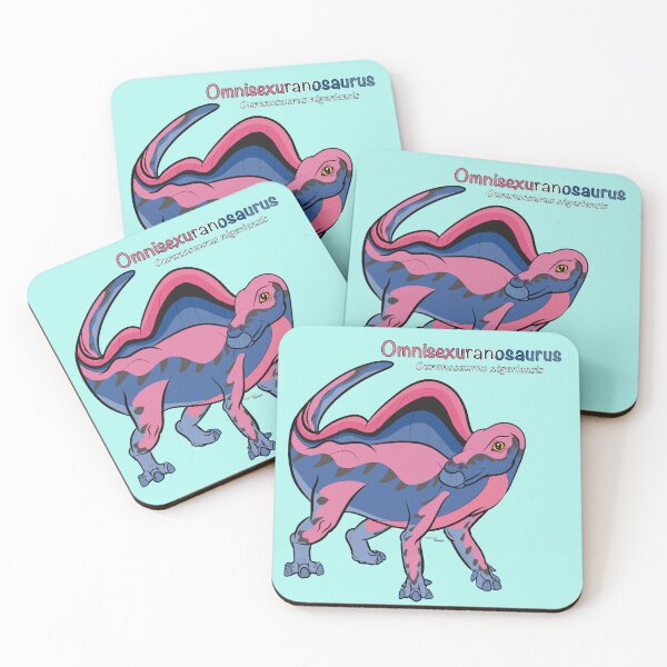 Item preview, Omnisexuranosaurus - Omnisexual Pride Ouranosaurus W/Text designed and sold by tygerwolfe.