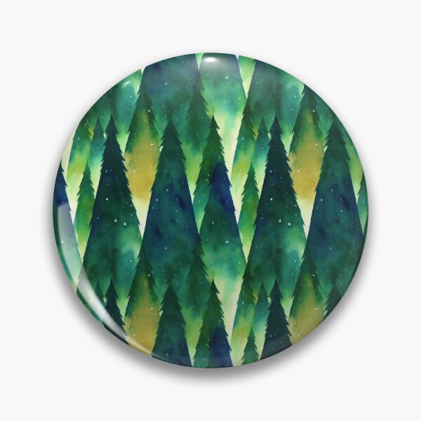 Item preview, Watercolor Christmas Trees designed and sold by VintageFlorals.