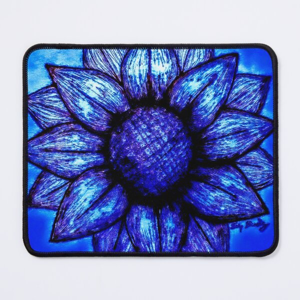 Item preview, Blue sunflower designed and sold by Ivy-Bindig.