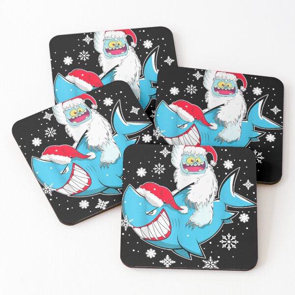 Item preview, Yeti to party shark santa hat christmas pajama xmas  designed and sold by AmyShort54.