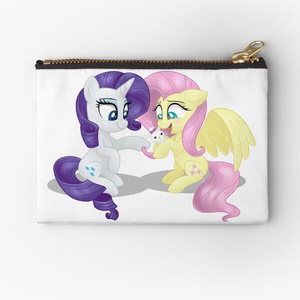 Rarity and Fluttershy - Bunny Decorating Zipper Pouch