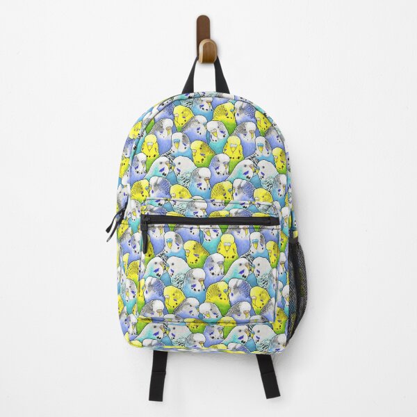 Item preview, Colourful Budgies Parakeet Pattern designed and sold by MaratusFunk.