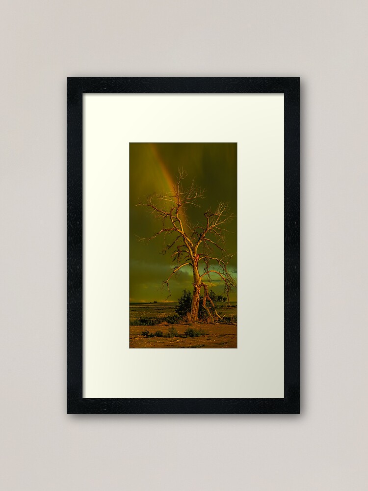Alternate view of Rainbow Tree Framed Art Print