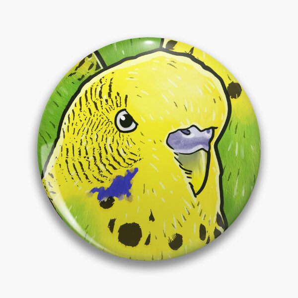 Item preview, Green Yellow Budgies Parakeet Pattern designed and sold by MaratusFunk.