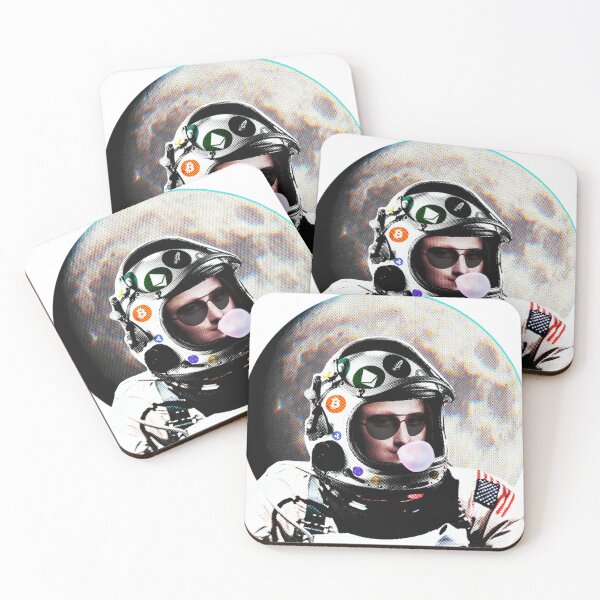 Item preview, Crypto Astronaut Moon-a Lisa | glitch aesthetics  designed and sold by spinolator.
