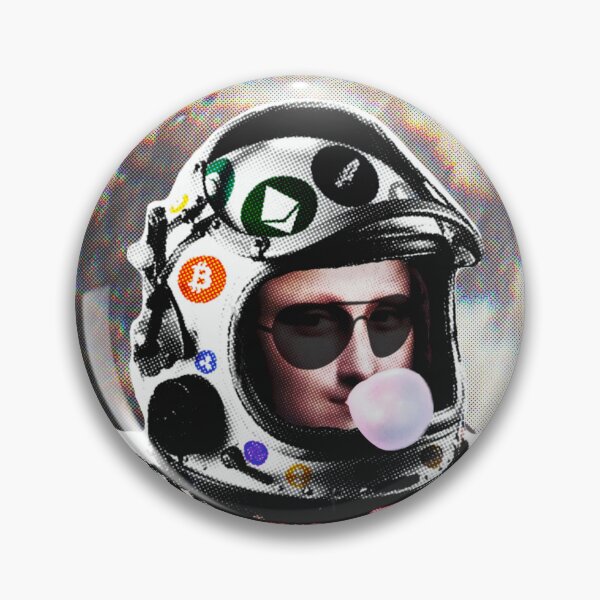 Item preview, Crypto Astronaut Moon-a Lisa | glitch aesthetics  designed and sold by spinolator.