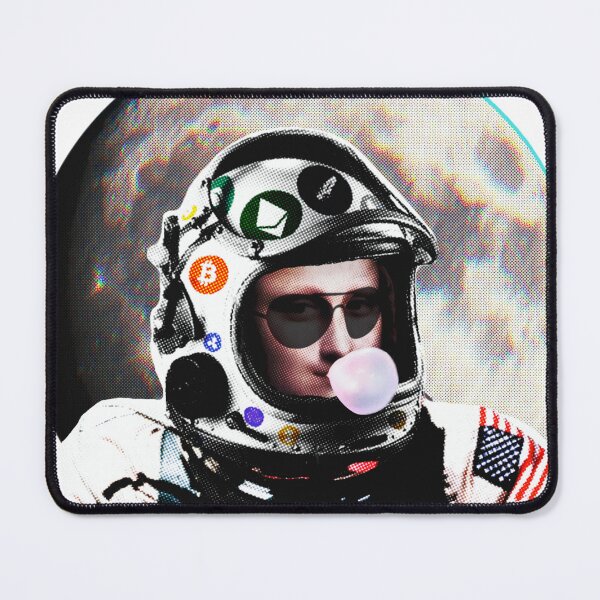 Item preview, Crypto Astronaut Moon-a Lisa | glitch aesthetics designed and sold by spinolator.