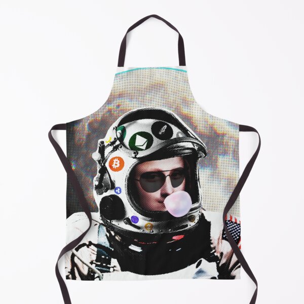 Item preview, Crypto Astronaut Moon-a Lisa | glitch aesthetics  designed and sold by spinolator.