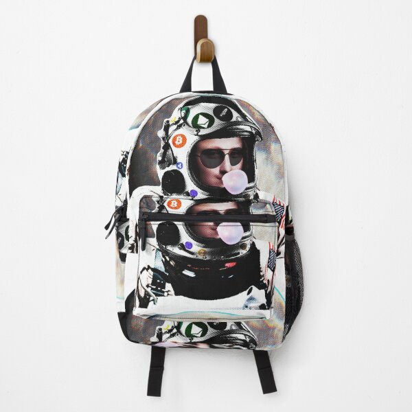 Item preview, Crypto Astronaut Moon-a Lisa | glitch aesthetics designed and sold by spinolator.