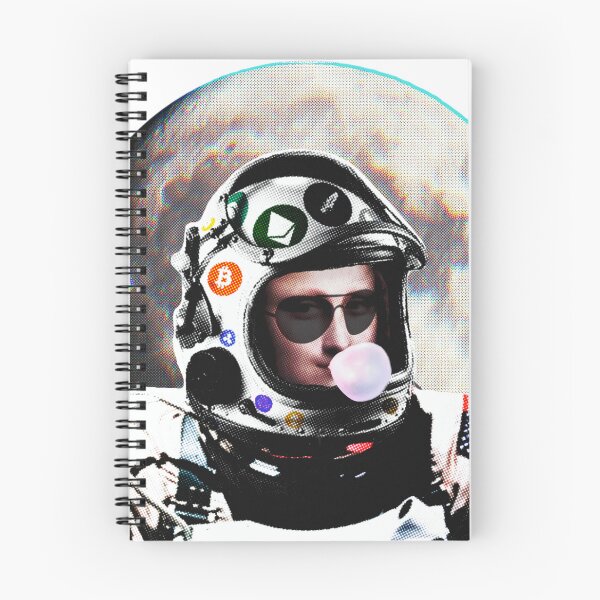 Item preview, Crypto Astronaut Moon-a Lisa | glitch aesthetics  designed and sold by spinolator.