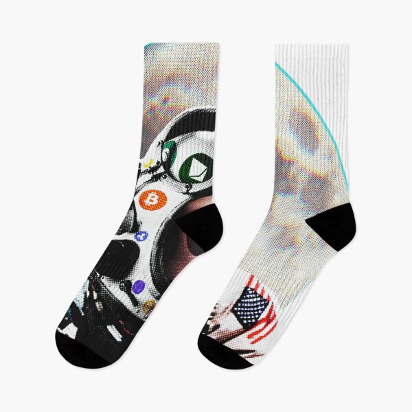 Item preview, Crypto Astronaut Moon-a Lisa | glitch aesthetics  designed and sold by spinolator.