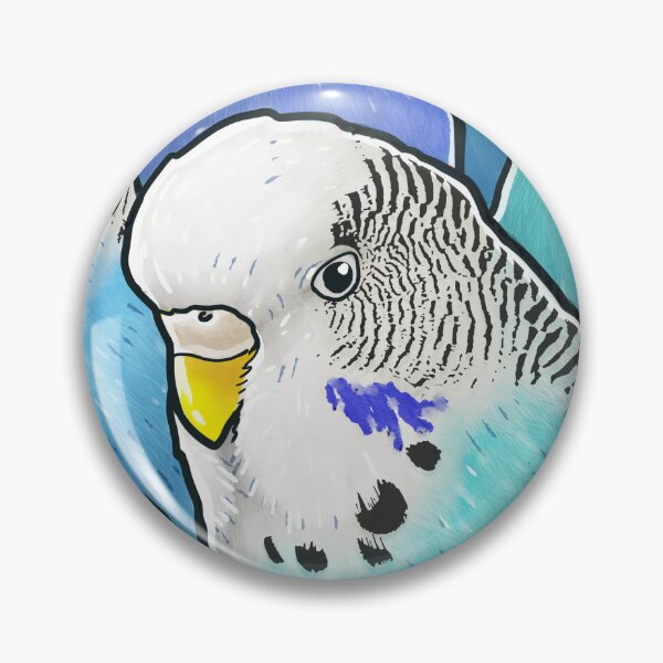 Item preview, Blue Budgies Parakeet Pattern designed and sold by MaratusFunk.
