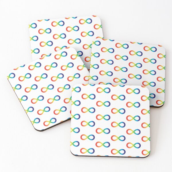 Item preview, Rainbow Infinity Symbol | Autism Acceptance| Embrace Neurodiversity Awareness designed and sold by Indie-Designs.